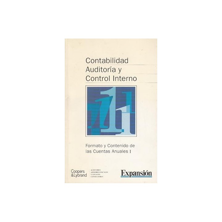CONTABILIDAD, AUDITORÍA Y CONTROL INTERNO 1. FORMATO Y CONTENIDO DE LAS CUENTAS ANUALES I